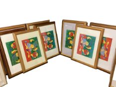 A Country Hotel Clearance of good quality modern gilt framed and glazed contemporary art prints.