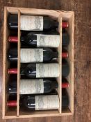12 bottles in original case of Chateau Calon-Segur 1996, Grand Cru Classe, Saint Estephe. See photos