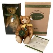 Two Harrods Steiff bears, boxed with certificates, both musical, one 1991 Musical Bear, 1997