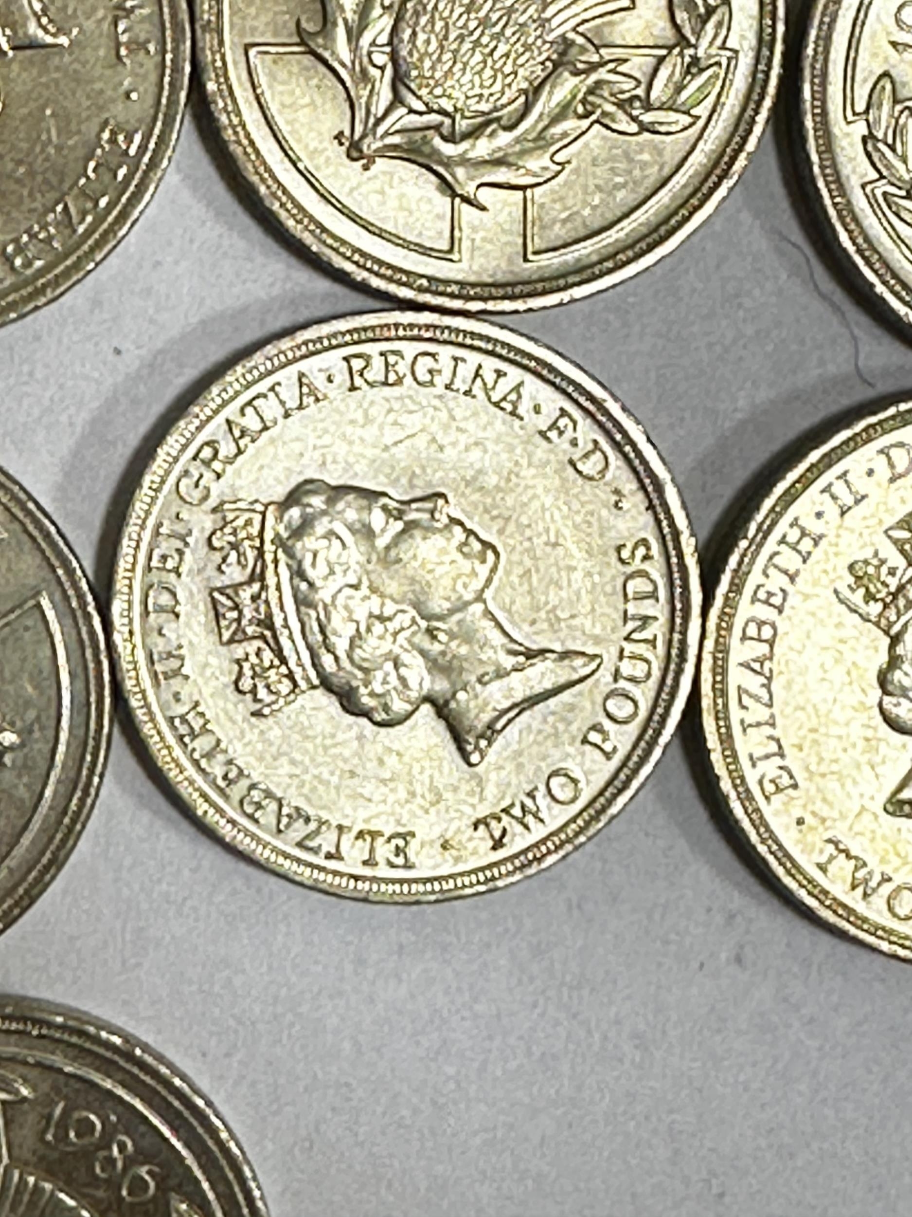 A quantity of coinage, to include £2 coins, 3 coins in plastic casing marked to front Dubai Intl - Image 3 of 12