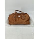 Prada handbag, brown leather, condition good but used, a few marks see photos.