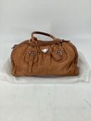 Prada handbag, brown leather, condition good but used, a few marks see photos.