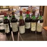 Six bottle of assorted wine, see images for details, to include Lagunilla 1986, Chateau La Tour De