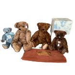 Two Steiff bears, limited, to include Woody 38cm , as new, boxed and certificate; and Cinnamon,