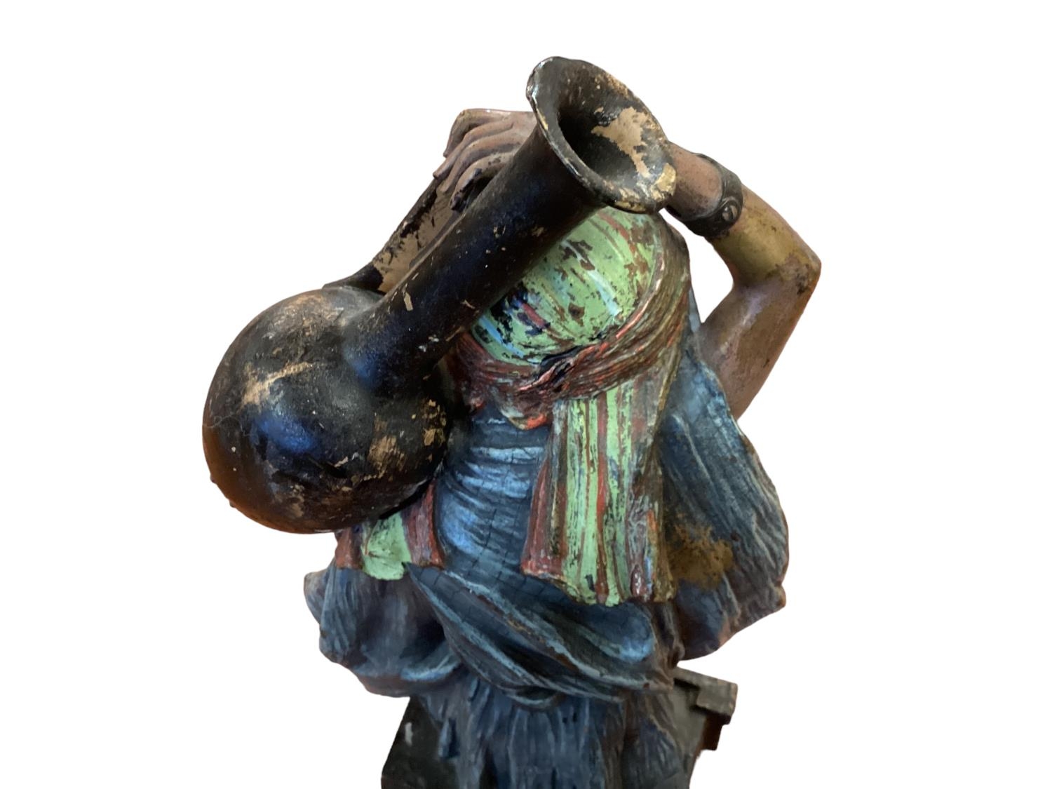 After Marcel Debut (1865 - 1933), a pair of spelter figures "The Water Carriers" etched signature to - Image 9 of 11