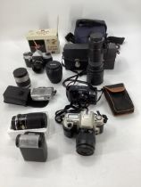 A good collection of cameras including LENS: SIGMA, CANON, OYSTER, see all images for details
