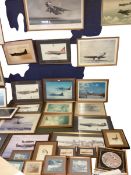 A large quantity of framed and glazed pictures, photographs and prints of aeronautical aviation