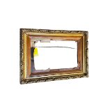 A gilt picture frame, 95cm W x 70cm H. see images for condition