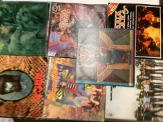 18 (approx) various vinyl records, to include. Kingfish, Flowers of Evil, The Impossible, Santana,