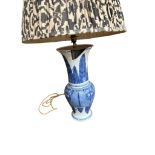 A large quantity of table lamps, lamp shades, desk lamp etc, some wear etc, house clearance sold