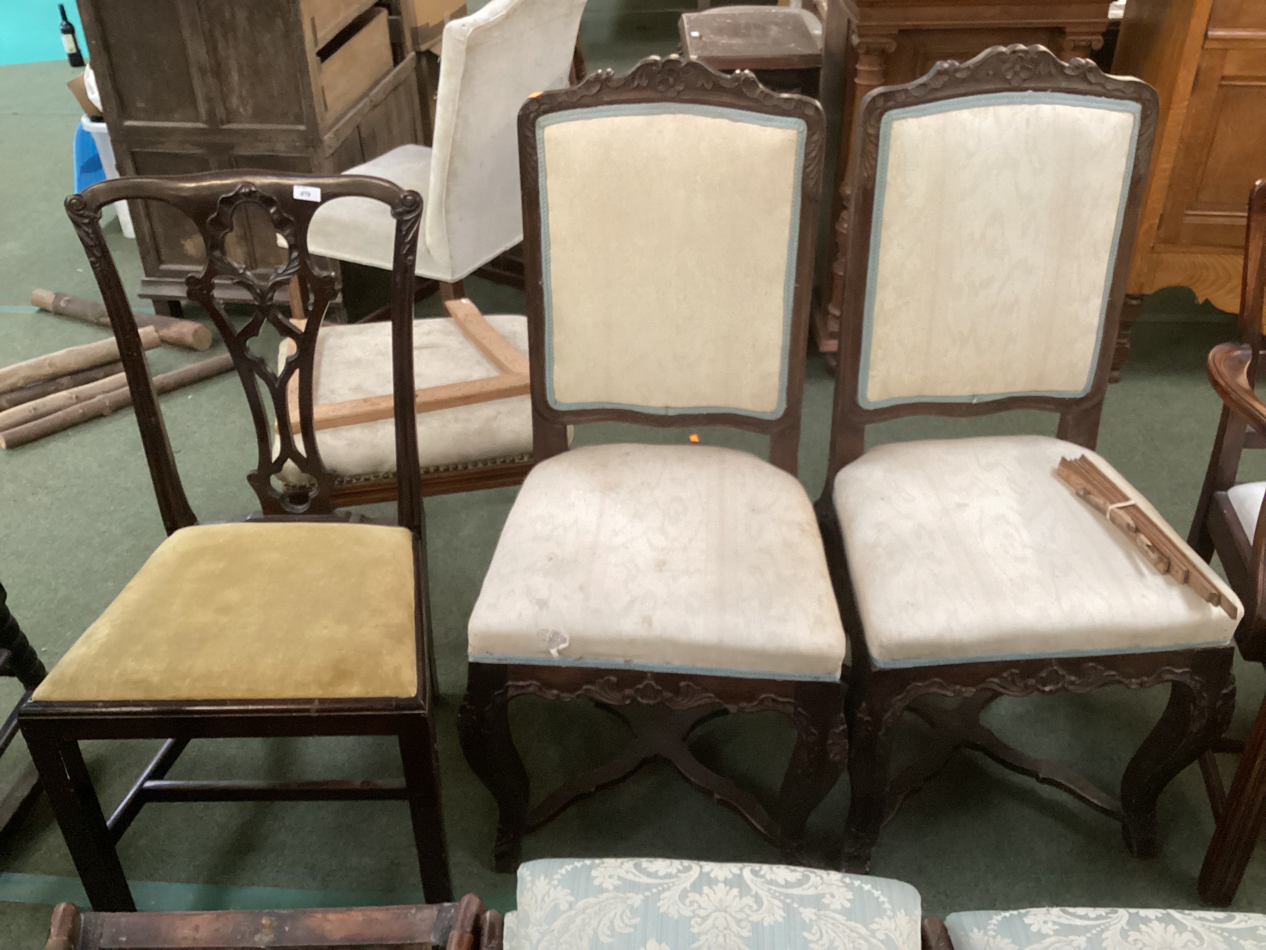 A quantity of various chairs, all cleared from Fawley Manor, see images for all details - Image 5 of 5