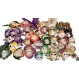 Approx 50 Venetian style masks, see images for details