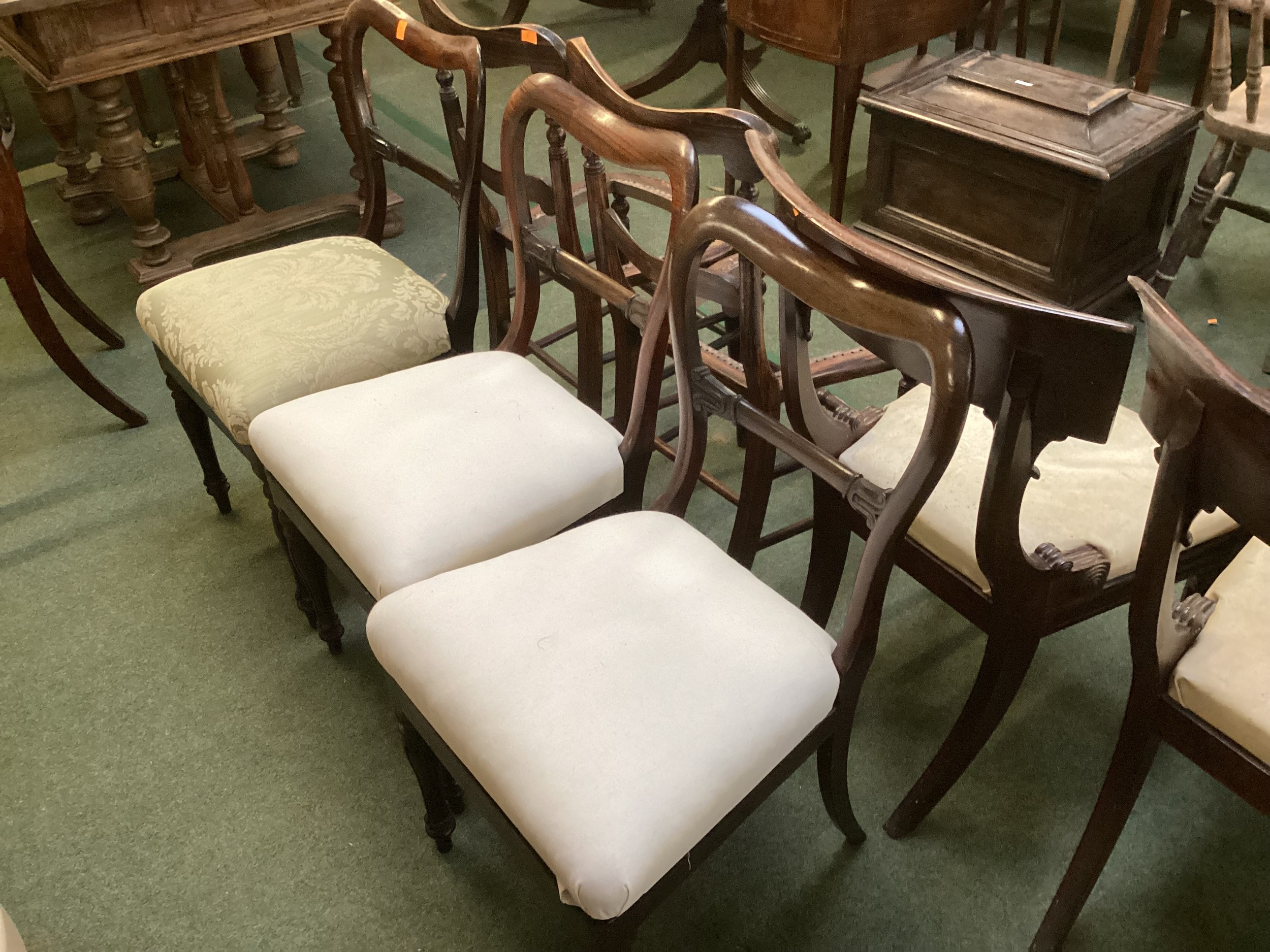 A quantity of various chairs, all cleared from Fawley Manor, see images for all details - Image 3 of 5