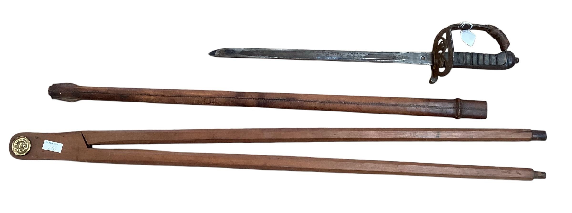 A sword and a measure stick - Image 8 of 8