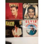 Vinyl record, 4 Elvis Presley records. See photos for albums, condition varying. Sold as found.