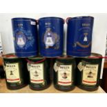 Seven bottle of Bells Royal Decanter Old Scotch Whiskey. All in presentation tins.