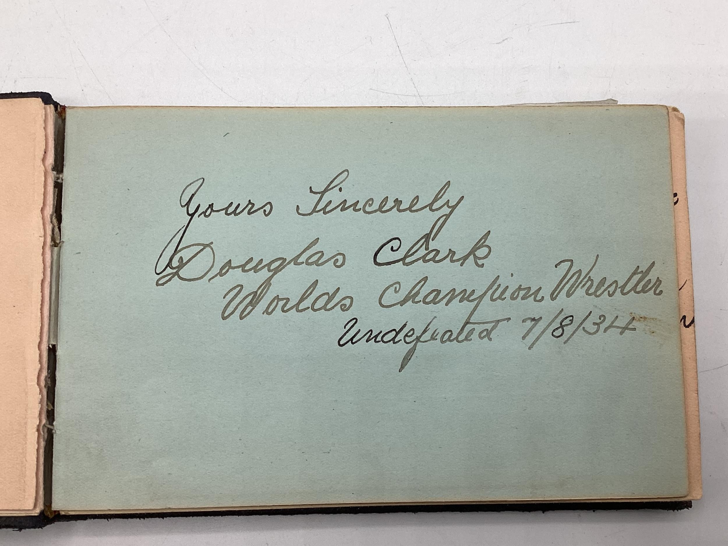An Autograph book. see images for names - Image 4 of 22