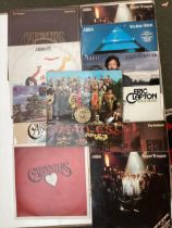 Vinyl records, circa 100. See photos for a selection of albums. Good lot of various artists, to