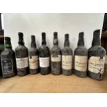 Four bottles of Fine Crusted Port, Smith Woodhouse & Co, Oporto Bottled 1980, Harrods 1995 Late