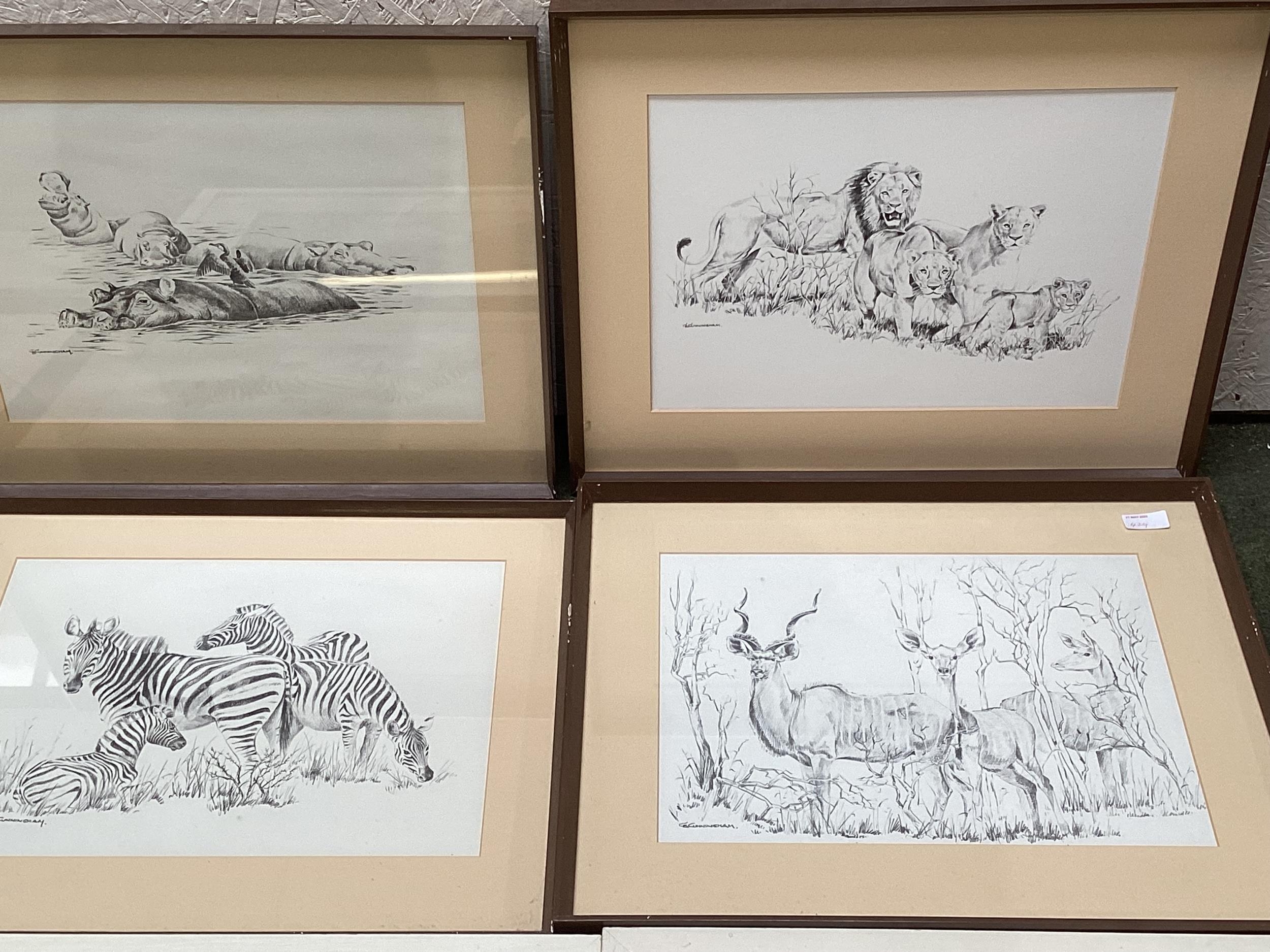 Quantity of pictures and prints to include a Cecil Aldin Hunting print, and a set of framed and - Image 8 of 14