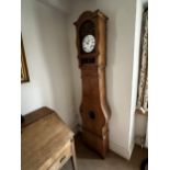 Mano, A Rocquefort; A pine Compteuse two train movement Clock; Provenance: Fawley Manor Clearance