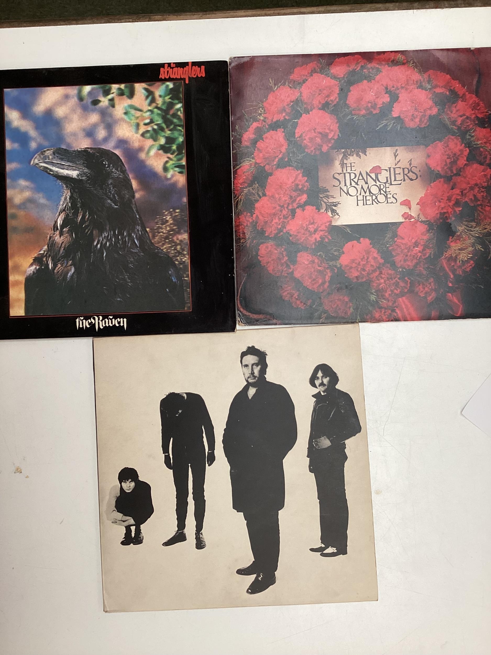 Vinyl records, 3. The Stranglers, The Raven, The Stranglers, The Stranglers No More Heroes.