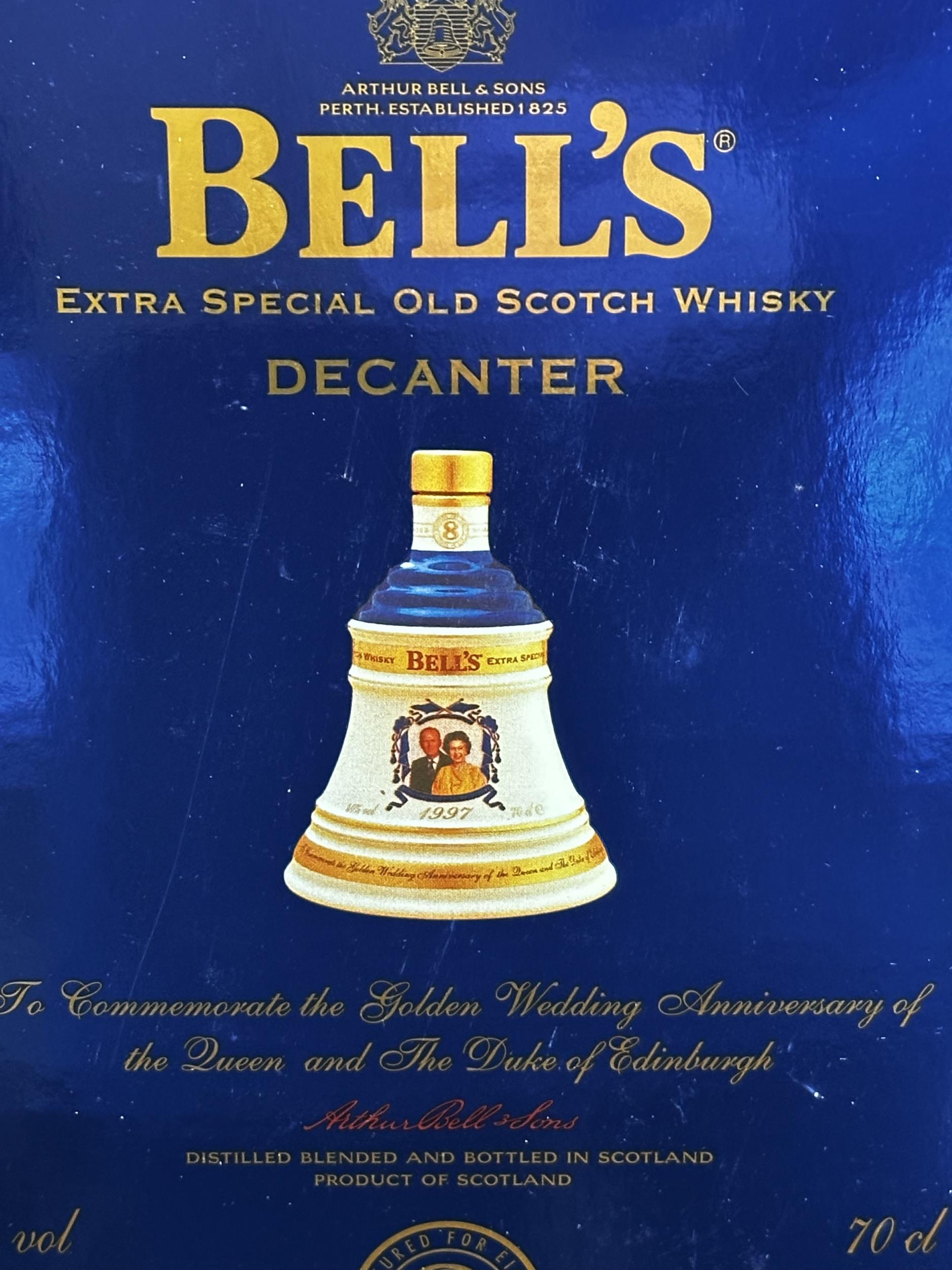 Four 75cl bottle of Bells £xtra special Old Scotch Whiskey. Royal Commemorative examples. Boxed. - Image 2 of 4