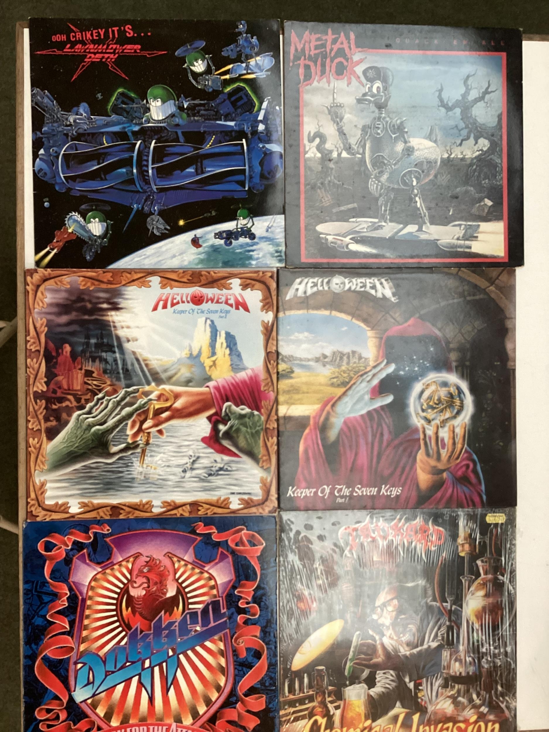 Vinyl records circa 18, see photos for a selection of albums, Slaughter Stick It To Ya, Atom Seed