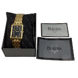 A boxed watch, Bulova, as found, not tested