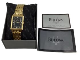 A boxed watch, Bulova, as found, not tested