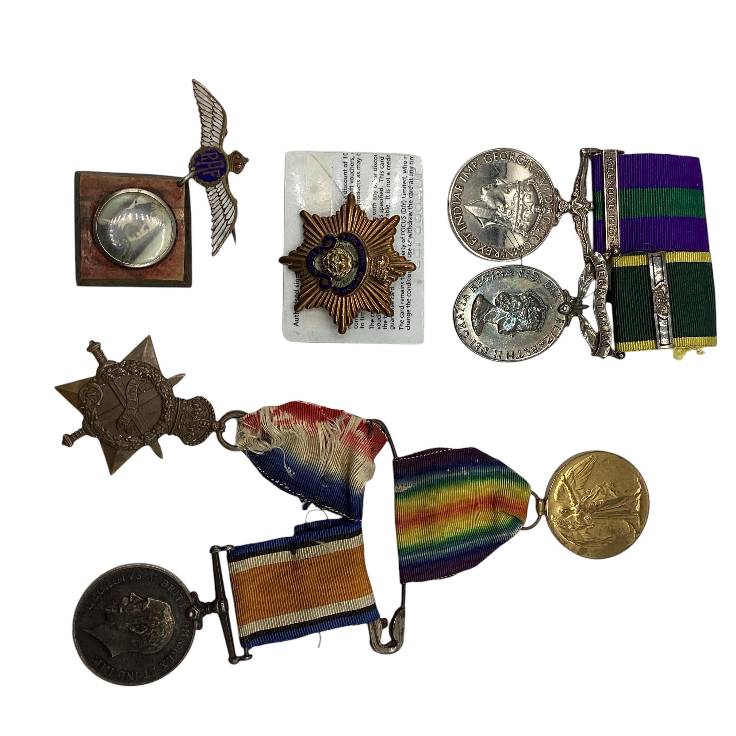 A World War I trio of medals to PNR M.Whale Royal Engineers together with medal group 'General