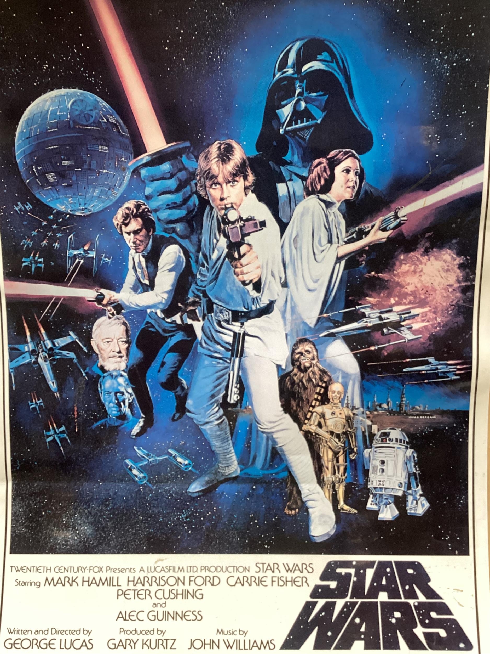 STAR WARS, three laminated Star Wars Posters. Special Edition The Empire Strikes Back, Return Of The - Image 7 of 7