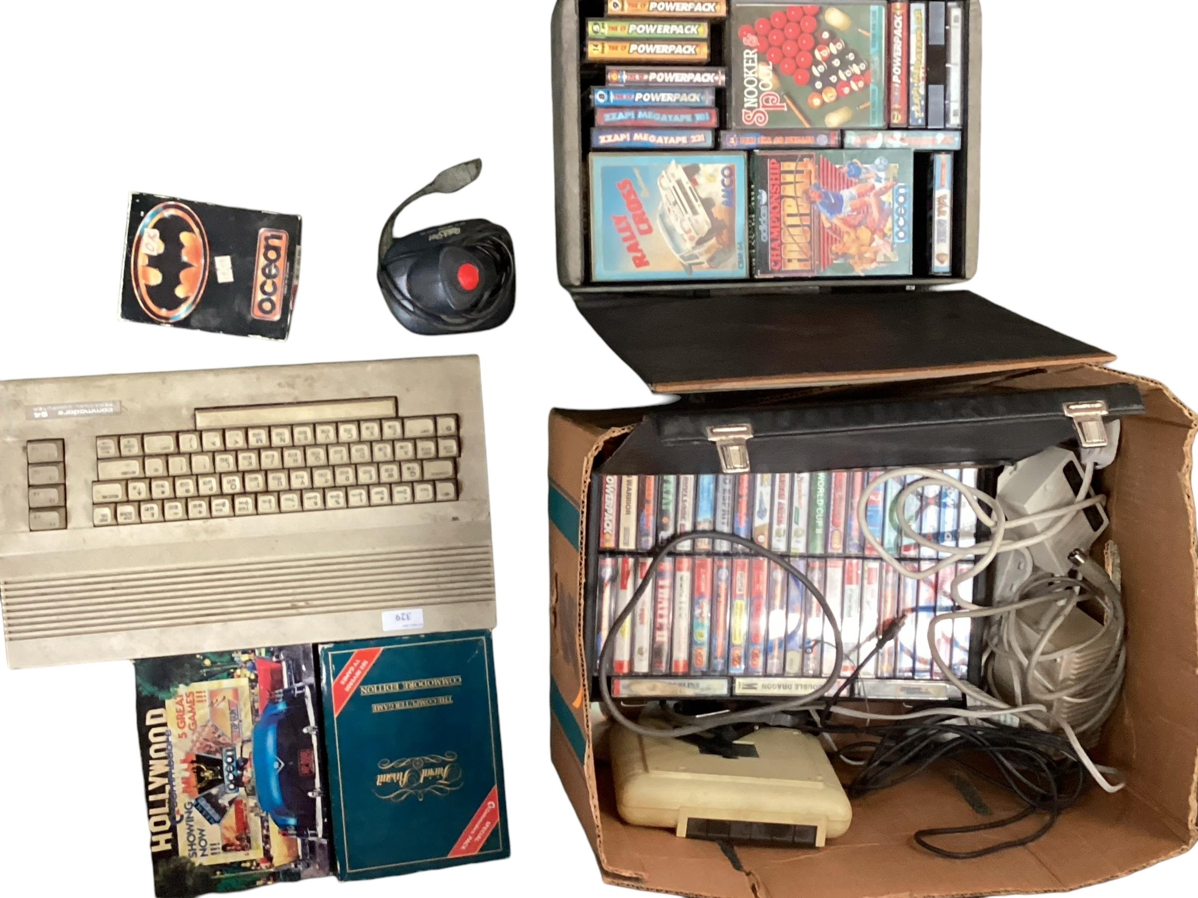 Vintage computers: A commodore 64 Personal Computer. As found. House clearance.