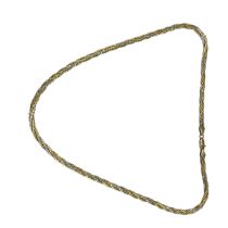A 14ct Tri-coloured gold necklace, approx 46 cm, 9.32 g
