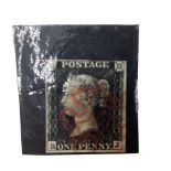 A Penny black stamp Type 1 possibly early plate 1-11. Fine/used, Maltese Cross postmark and Union