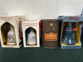 A mixed collection of Bells scotch Whiskey Royal commemorative examples and Royal Reserve 20yrs 3x