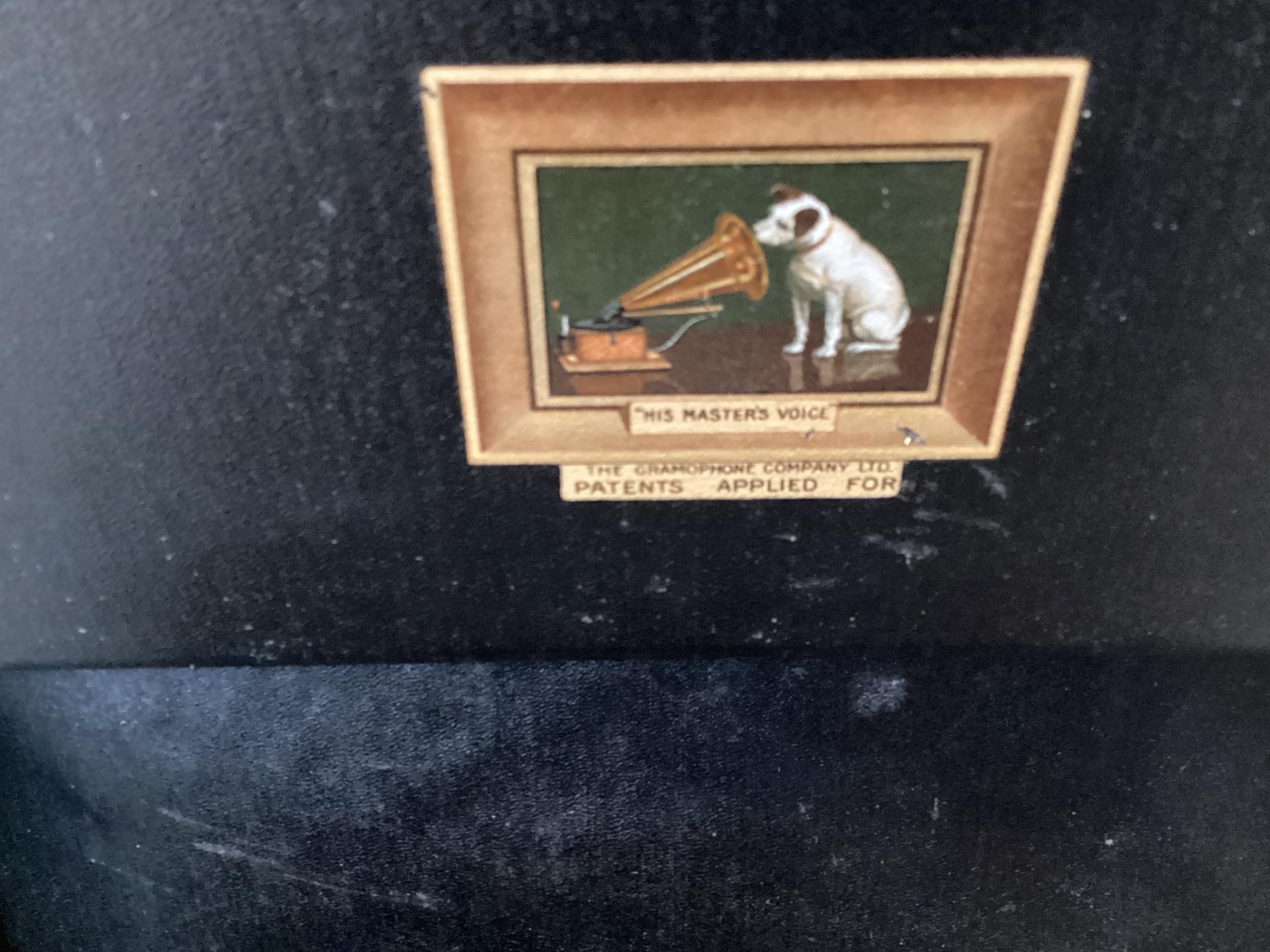 His Masters voice Gramophone and records, as found - Image 2 of 4