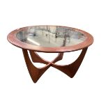 A small circular coffee table, possibly GPLAN 84cm diameter approx