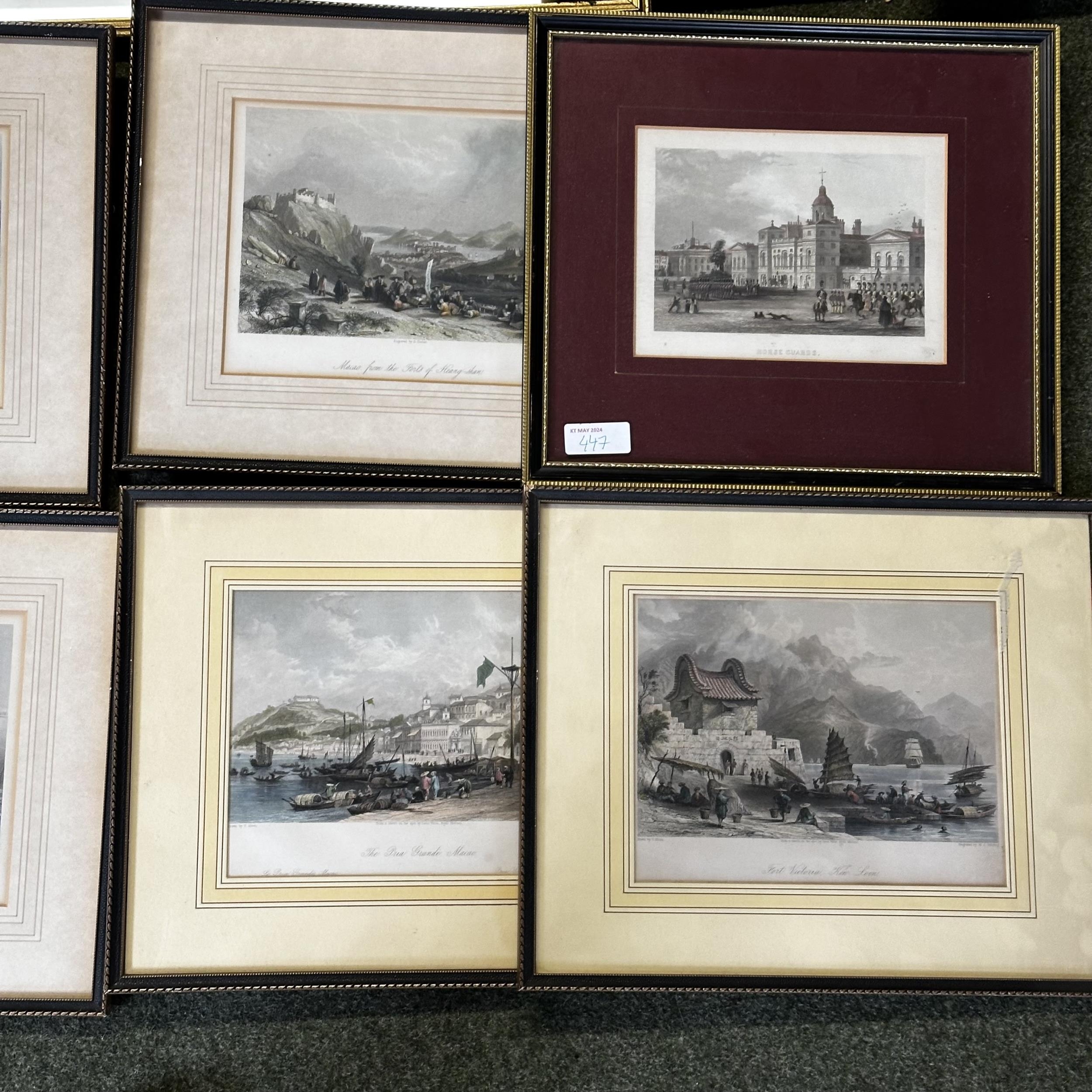 A quantity of various framed and glazed pictures and prints, to include a pair of framed and - Image 5 of 8