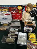 A collection of boxed Toys to include Dinky Super Toy Leyland Octopus, Star Trek, and Batman related