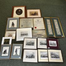 A quantity of various framed and glazed pictures and prints, to include a pair of framed and