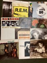 Vinyl records, circa 43. See photos for a selection of albums, Various albums to include Madonna,