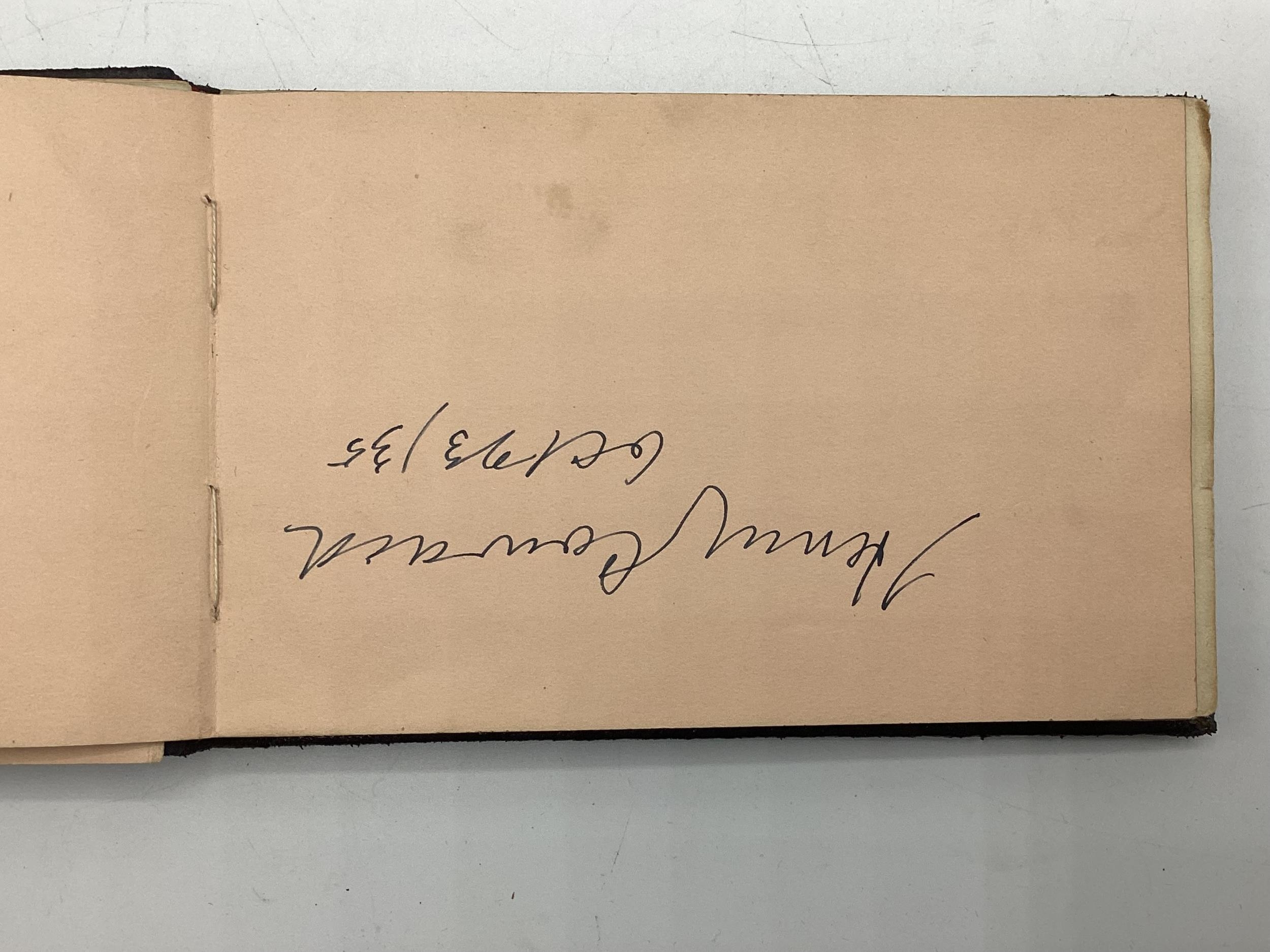 An Autograph book. see images for names - Image 14 of 22
