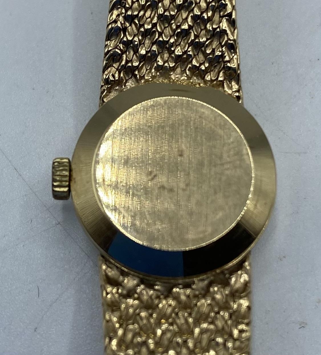 A 9ct gold cased Rotary cocktail watch on 9ct gold bracelet strap. 25.6g. - Image 3 of 5