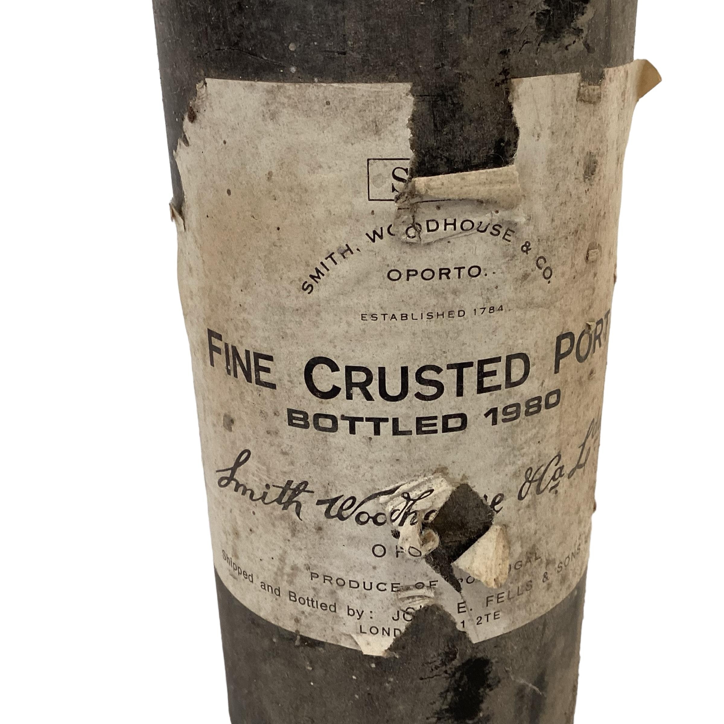 Four bottles of Fine Crusted Port, Smith Woodhouse & Co, Oporto Bottled 1980, Harrods 1995 Late - Image 5 of 5