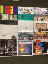 Vinyl records, circa 20. See photos for a selection of albums. To include, Frankie Goes to