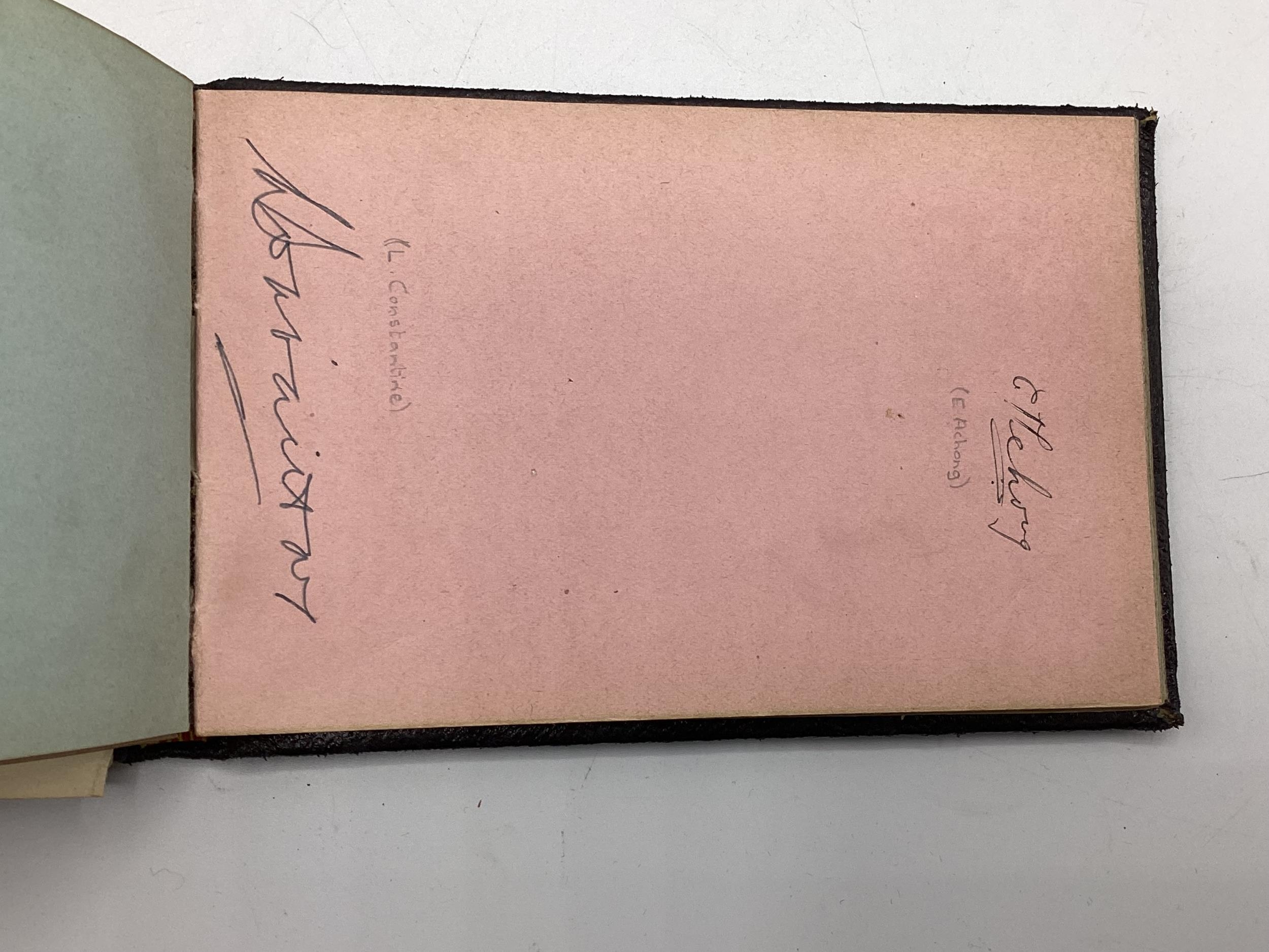An Autograph book. see images for names - Image 21 of 22