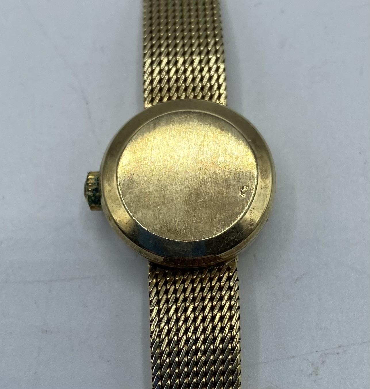 A 9ct gold cased Omega automatic deVille on a 14ct gold bracelet strap. 25g. - Image 4 of 6