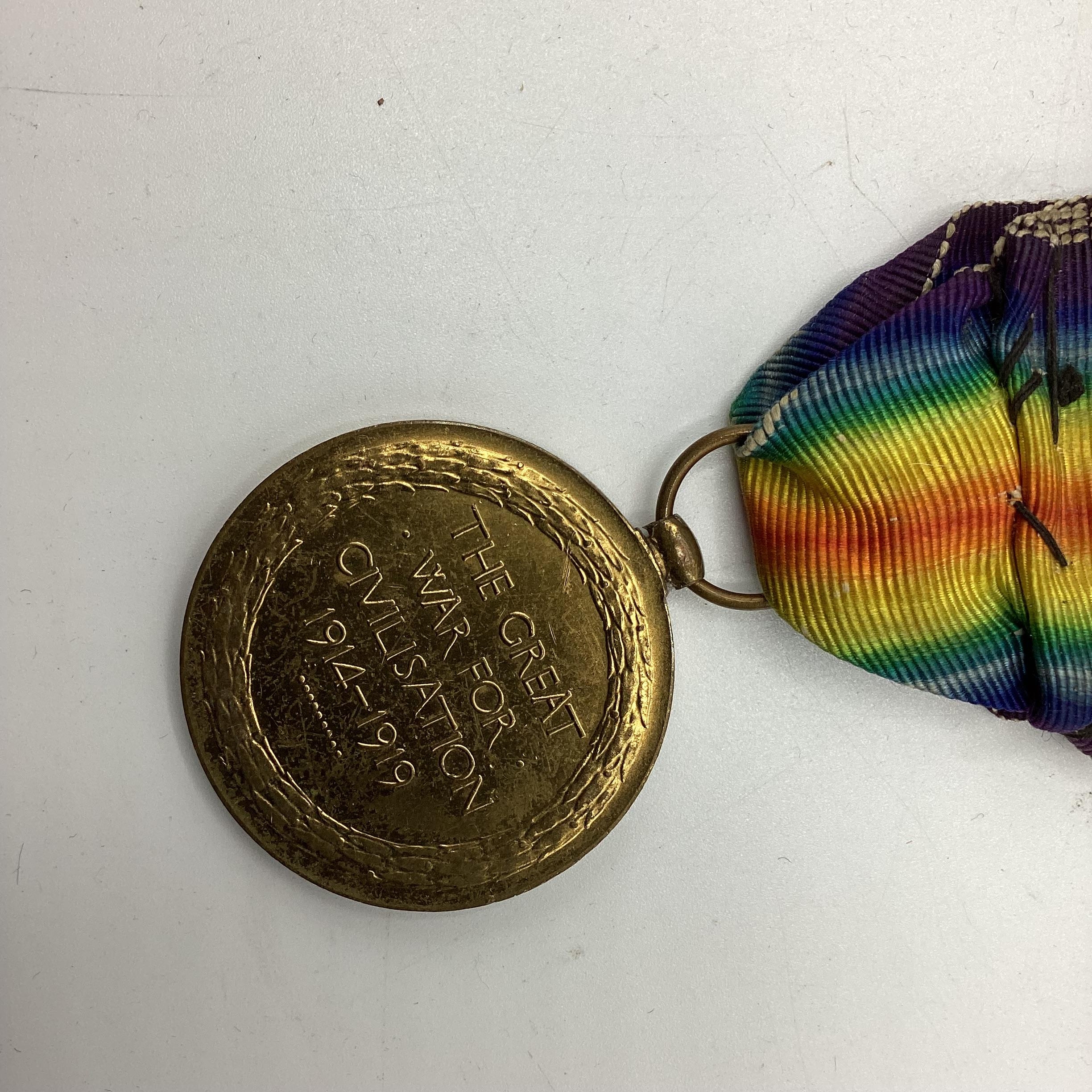 A World War I trio of medals to PNR M.Whale Royal Engineers together with medal group 'General - Image 6 of 7