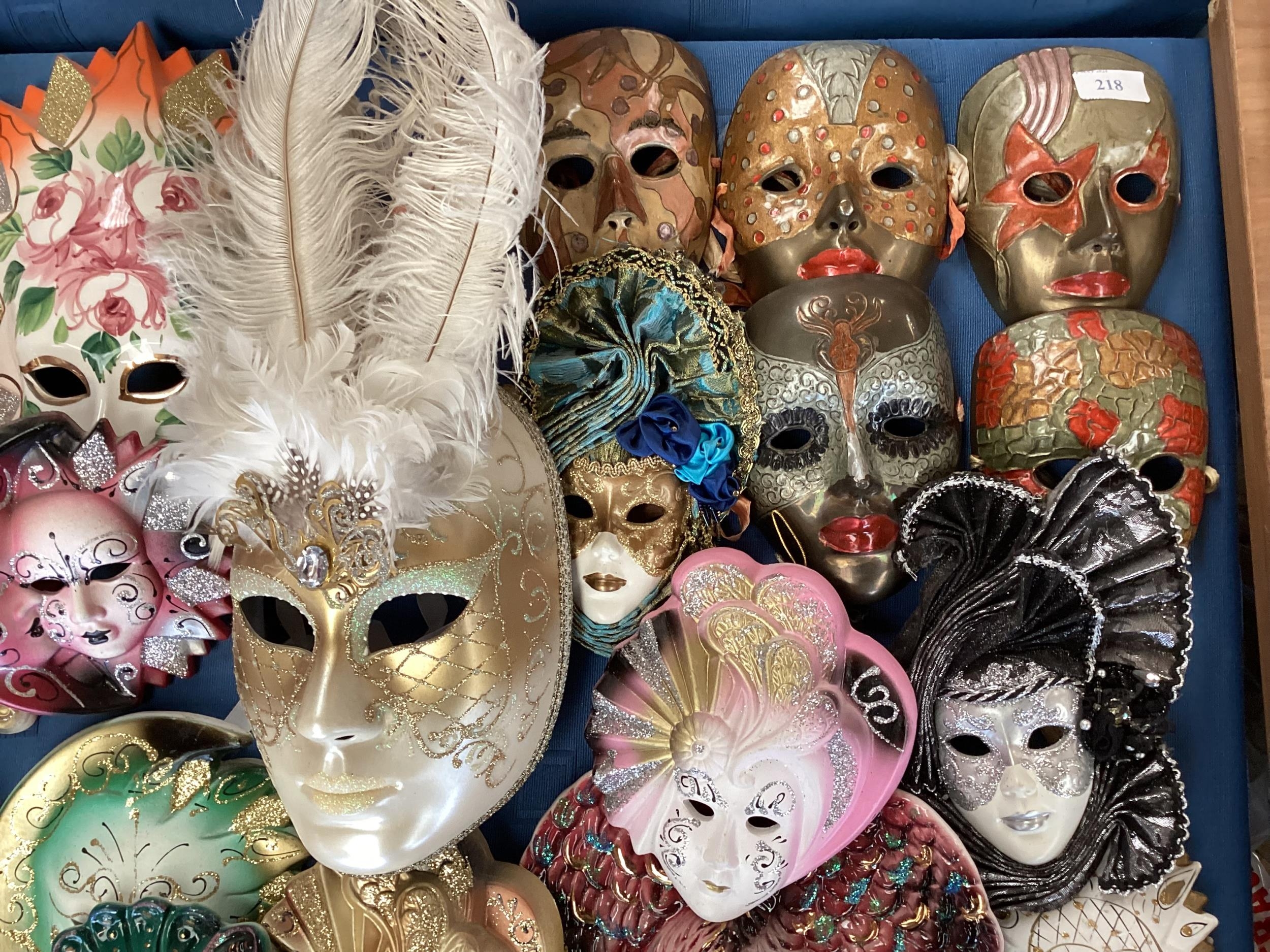 Approx 50 Venetian style masks, see images for details - Image 3 of 7